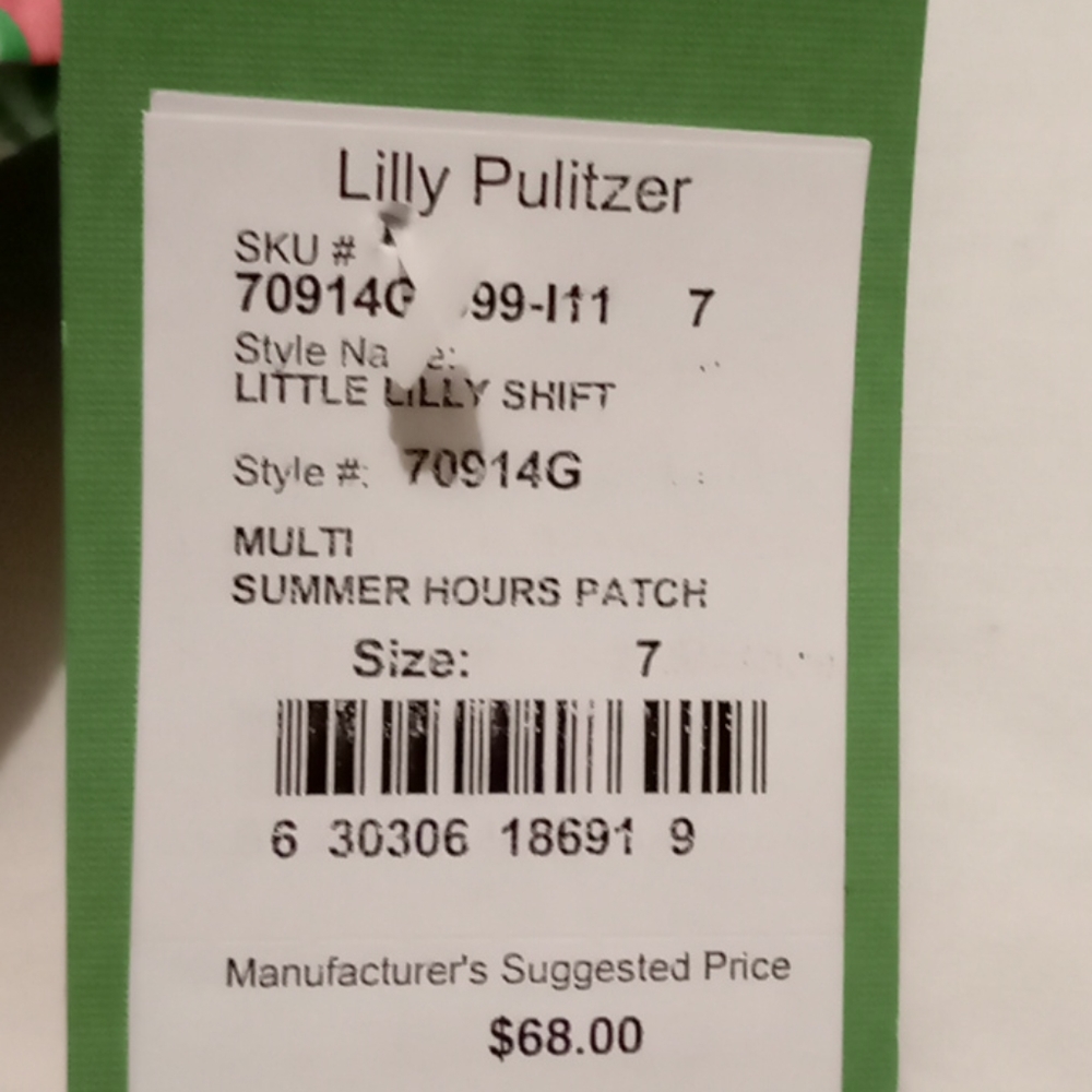 Lilly Pulitzer girl dress size 7 - Picture 6 of 8